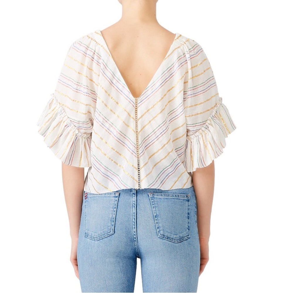 SAYLOR Multicolor Striped Top - Picture 3 of 9